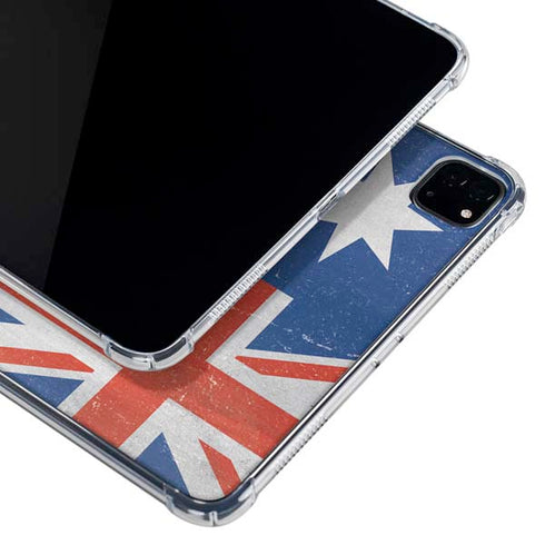 Australia Flag Distressed iPad Pro 11in (2024) Clear Case